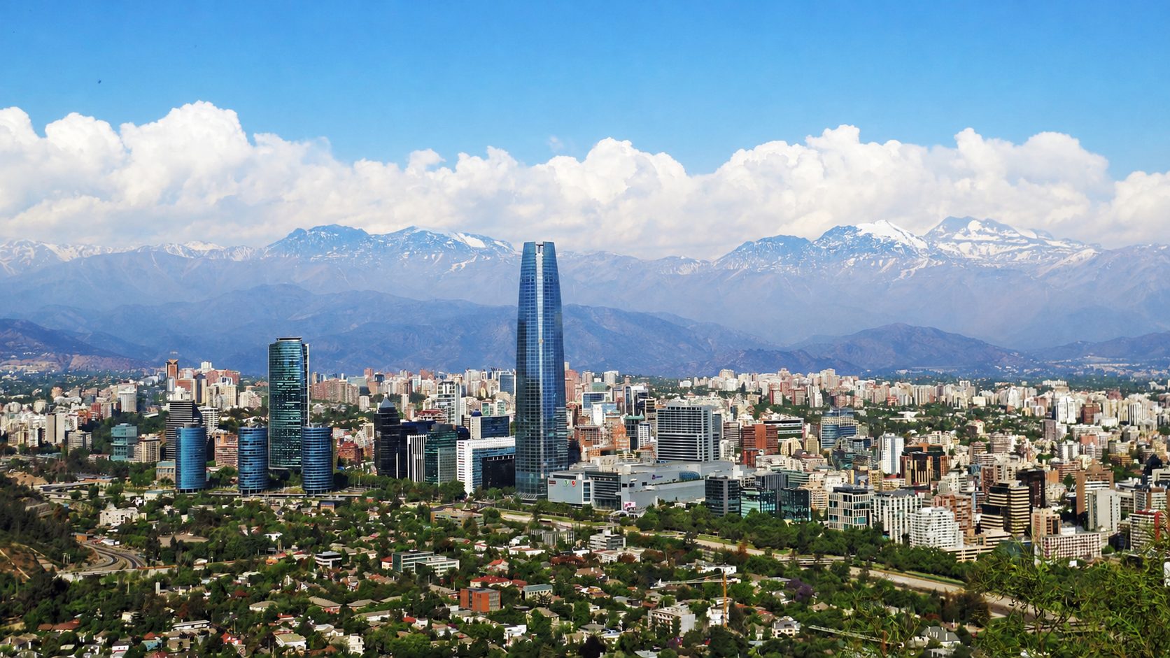 Vista panorámica de Santiago de Chile — Zaror Invest broker inmobiliario